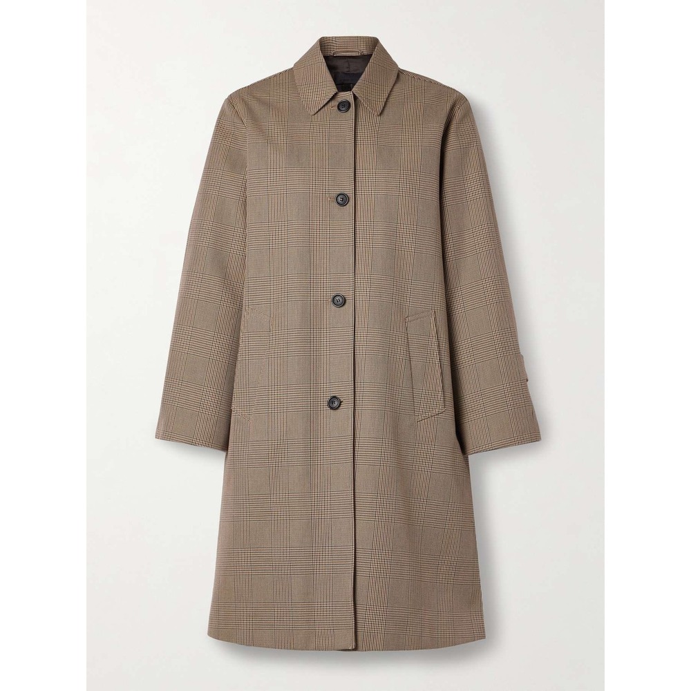 NWOT Nili Lotan Watson Duster Trench Coat in Beige Check Old Money/ Quiet Luxury - Picture 4 of 15